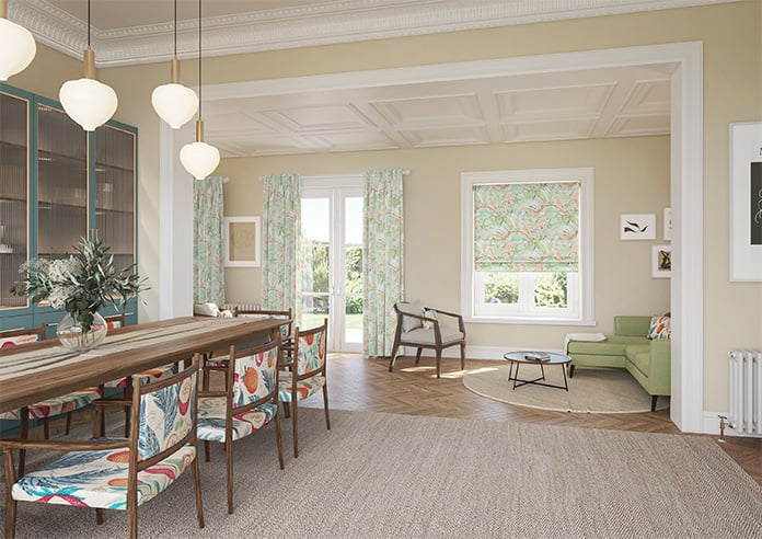 Los Angeles Velvet, Escapist - Motorised Roman Blind - Image 6